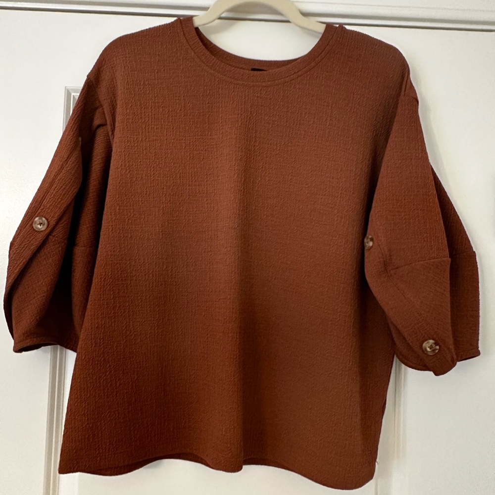 Anthropologie Top Button Detail